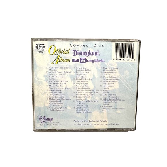 Official Album of Disneyland and Walt Disney World CD 1991 - Picture 2 of 3